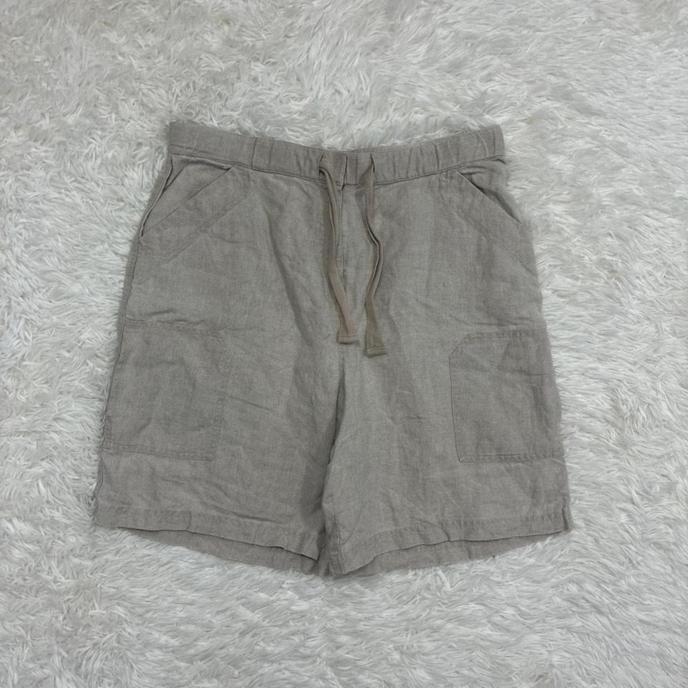 100% Linen Baggy Oversized J.Jill linen shorts Size 12